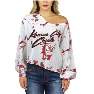 NWT Majestic Women’s Kansas City Chief Patrick Madhomes  Long Sleeve L Tye Dye